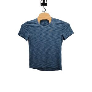 LULULEMON Shirt Size Small HALA Lake Blue 4 Way Stretch Pulse Slub‎ Top Gym Run